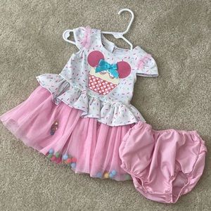 Pippa & Julie Minnie Mouse cupcake dress